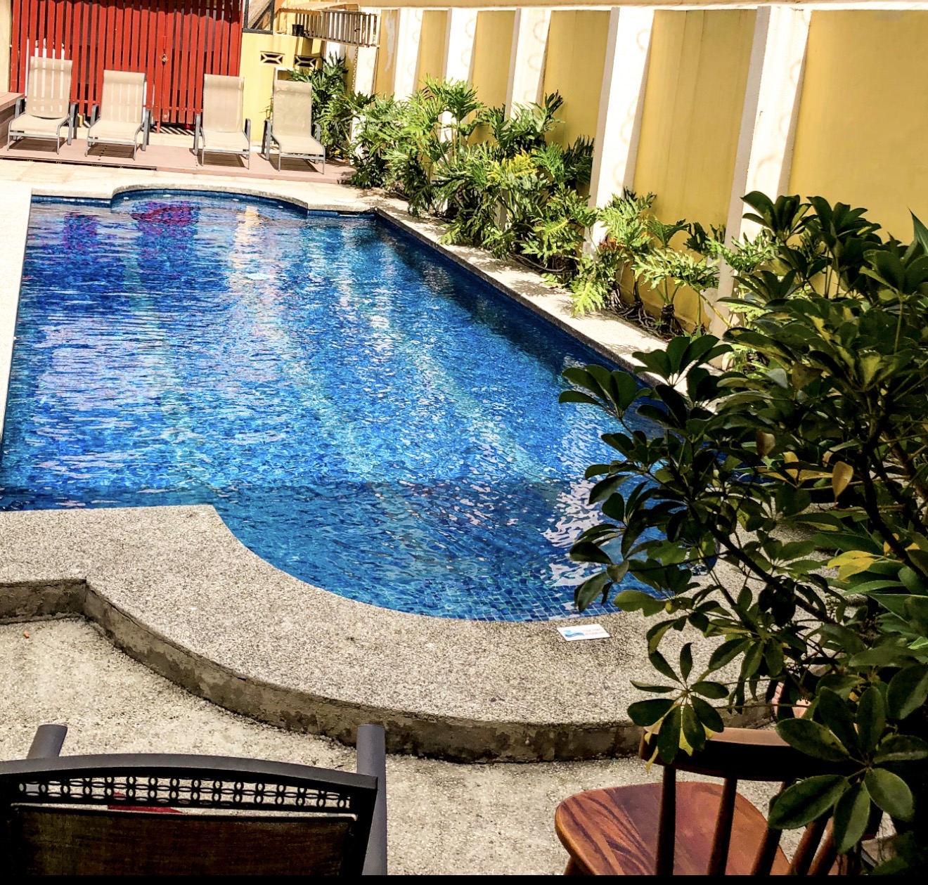Outdoor pool.