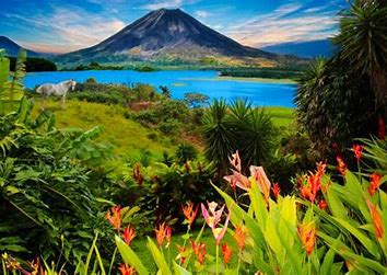 Volcano in Costa Rica.