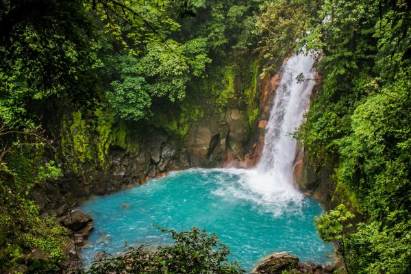 Waterfall in Costa Rica.