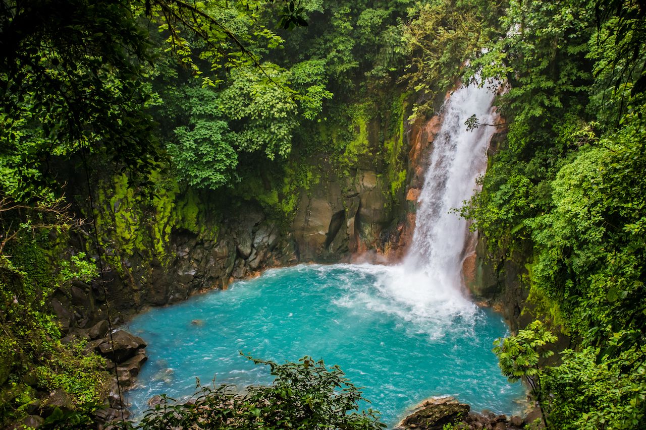 Waterfall in Costa Rica.