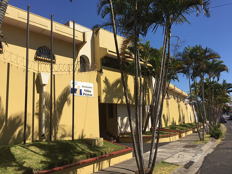 Outside of the Costa Rica resort.