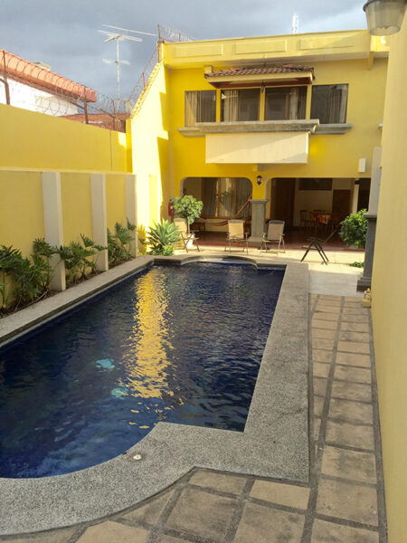 Costa Rica resort pool area.