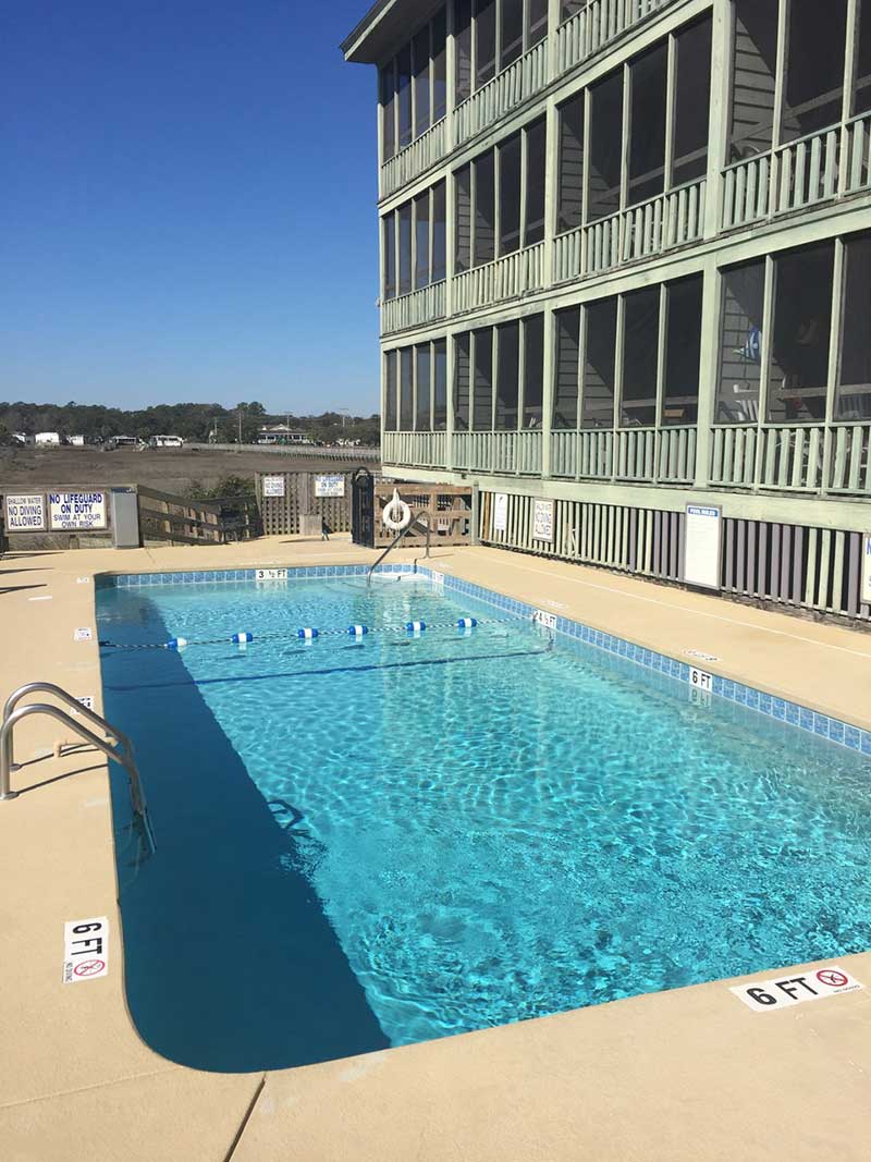 Outdoor pool.